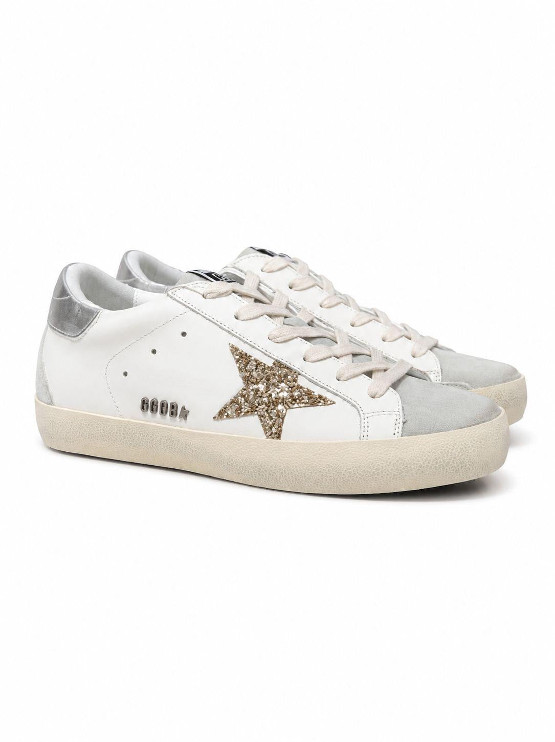 Golden Goose Super-Star — Gold Glitter