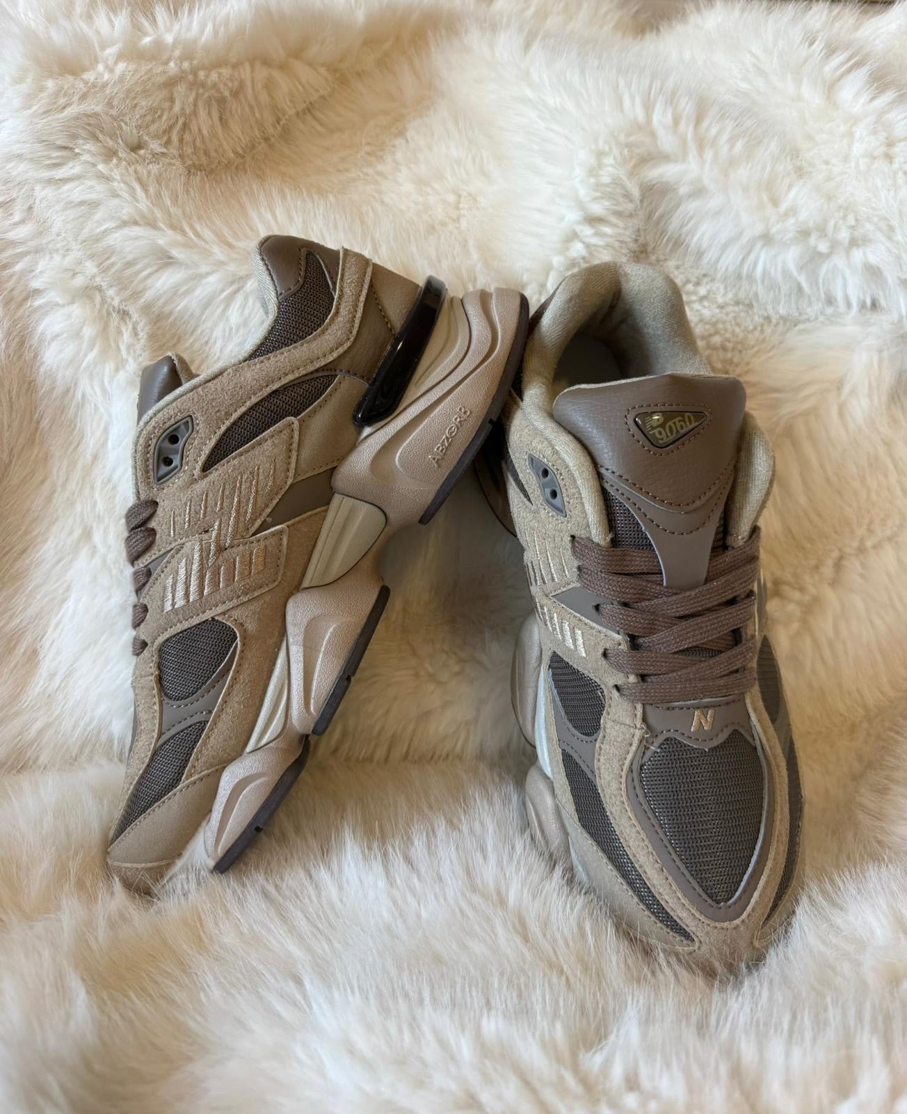 New Balance 9060 — Tan / Mushroom